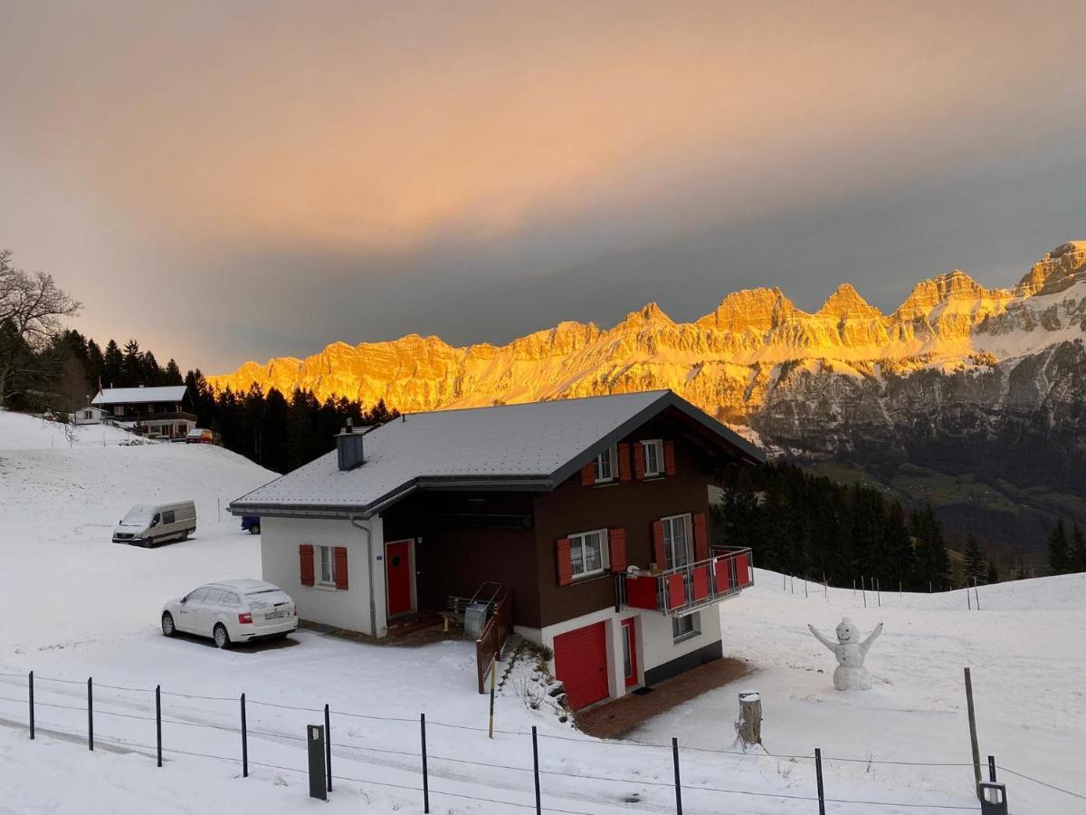 Ferienwohnung Tschudiboden Flumserberg Esterno foto